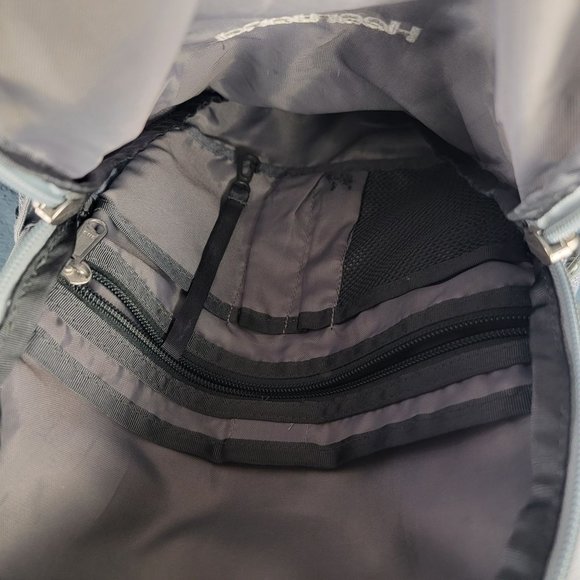 The North Face Connector Backpack Silver Gray Laptop Hiking School Thick Padding - Picture 10 of 10